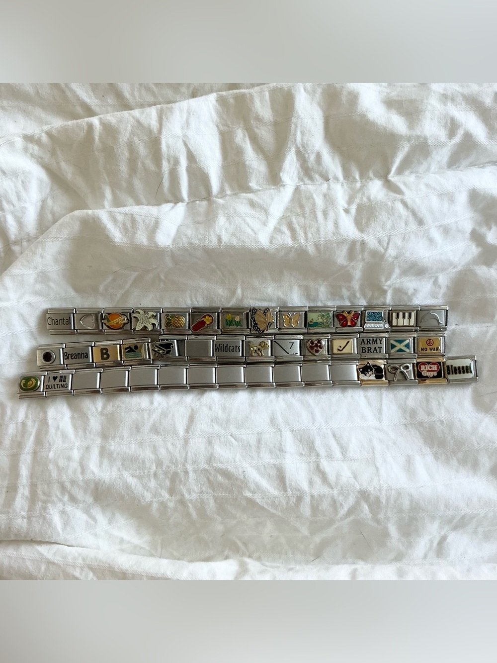 Vintage Italian charm bracelet charms bundle lot - rare